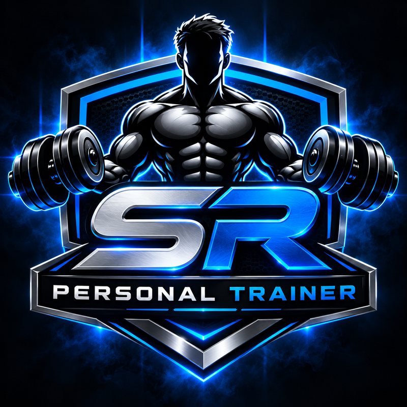Logotipo de SR Trainer, Personal Trainer